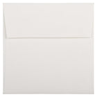 JAM Paper 6 x 6 Square Envelopes, Strathmore Bright White Wove, 1000 Pack (900958831B)-Bright white