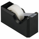 JAM Paper Desk Trio Stapler, Tape Dispenser & Pen Holder Pack - Black-Stapler Size: 6 x 2.5 x 1.125 inches | Tape Dispenser Size: 4.5 x 2.5 x 1.75 inches | Pen Holder Size: 2.75 x 2.75 x 3.875 inches