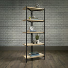 Sauder 422095 North Avenue Bookcase, Charter Oak-Five fixed shelves
