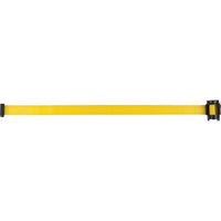 SCN Industrial Build Your Own Crowd Control Barriers - Tape Cassettes, 7', Yellow Tape - 4 Pack-Legend None