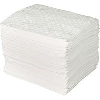 Spc Basic Sorbents, Oil Only, 17" x 15", 20.5 Gal. Absorbancy, 100 /Pack, 200 Pack-Absorbency/Pkg. 20.5 gal.