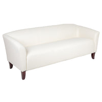 Flash Furniture HERCULES Imperial Series Leather Sofa - White-Contemporary Style