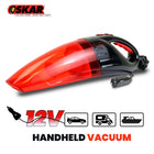 Oskar 12V Hand Auto Vacuum Cleaner-3-piece accessory kit: angled crevice tool, small crevice tool, and liquid pickup tool