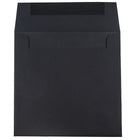 JAM Paper 9 x 9 Square Envelopes, Black Linen Recycled, 100 Pack (v01215g)-Size: 9" x 9"