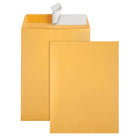 Staples QuickStrip Kraft Catalogue Envelopes - 9" x 12" - 25 Pack-Commercial-style flap and centre seam provides durability and a professional finish