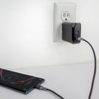 Scosche Strikeline USB-A to USB-C Charge & Sync Cable - 4 ft - Space Grey/Grey-Certified to ensure 100% compatibility with USB Type-C products such as smartphones and other standard USB-C devices