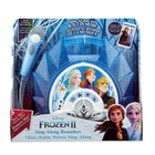 eKids Frozen 2 Sing-Along Boombox-Connect your device to the Aux input to listen to your own music.