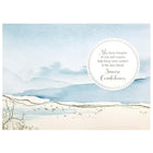 Rosedale Gold 5 1/2" x 8" Greeting Cards/Envelopes - 6 Pack-Printed on premium uncoated card stock