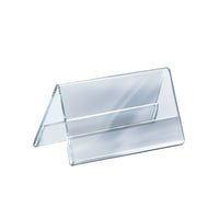 Azar Displays Two Sided Nameplate, 10 Pack (192812)-Acrylic