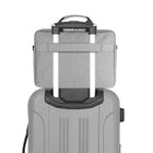 Vangoddy Messager Bag Shoulder Carrying Case For 15.6" Laptop - Grey-Luggage strap provides secure and easy of carrying for the active traveler