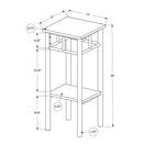 Monarch Specialties 3278 Accent Table - 28"H/Black/Black Metal-CHOOSE WITH CONFIDENCE - Monarch Specialties is a leader in furniture and home decor, developing products that offer outstanding value and style for over 50 years; your purchase will be well packaged for protection and to facilitate timely delivery