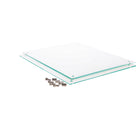 Deflecto Wall Mount Beveled Edge Sign Holder - 8 1/2" x 11" - Green Tinted Border-Horizontally/Vertically