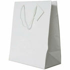 JAM Paper Gift Bags with Rope Handles - X-Large - 12.5" x 17" x 6" - White Glossy - 100 Pack-Color: White