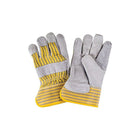 Zenith Safety Premium Quality Fitters Gloves - Large - Split Cowhide Palm - Cotton Inner Lining - 36 Pack (SAP226)-Cuff Material: Plasticized (PE)