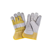 Zenith Safety Premium Quality Fitters Gloves - Large - Split Cowhide Palm - Cotton Inner Lining - 36 Pack (SAP226)-Cuff Material: Plasticized (PE)