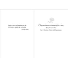 Millbrook Studios 5-3/8" x 7-3/4" On Your Wedding Greeting Cards and Envelopes, 18 Pack (06609)-Card shop quality greeting cards