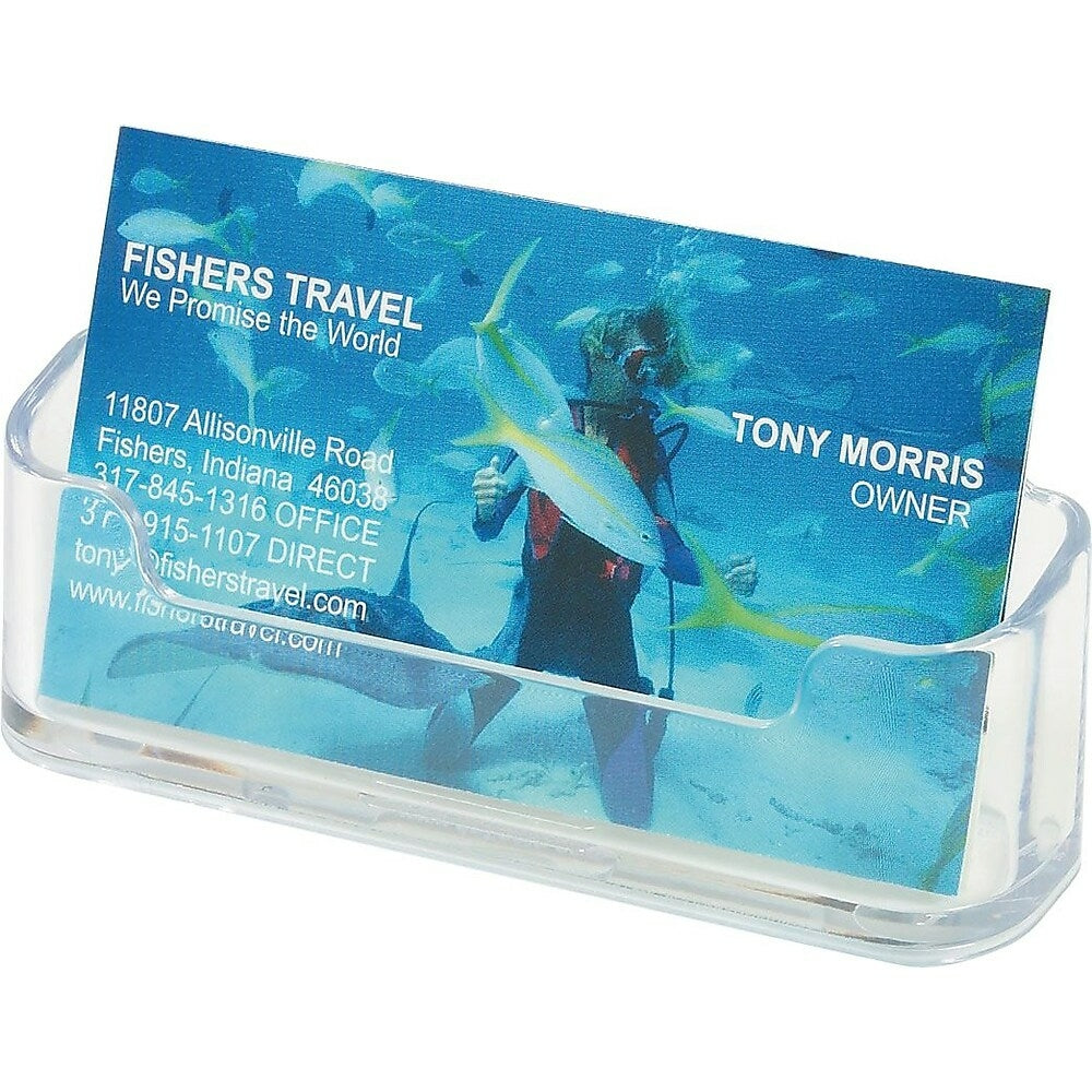 Staples Clear Business Card Holder | staples.ca Staples Clear Business Card Holder | staples.ca