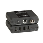 Black Box USB Extender-Single-Mode Fiber, 4-Port-Black, 4-Port