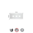 OLFA SKB-10 Four-Postion Safety Blade for SK-10 - Silver - 10 Pack-Silver high-carbon Japanese tool steel