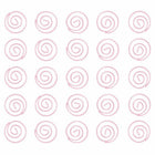 JAM Paper Colored Circular Paper Clips - Baby Pink - 2 Packs of 50-Size: 1 inch (Diameter)