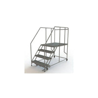 Tri-Arc Mobile Work Platform, 4 Step, 40" x 48" (WLWP143648SL)-Frame Material: Steel