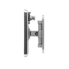 CTA Digital Articulating Wall Mounting Security Enclosure for iPad Gen 7 and 8, iPad Air 3 and 10.5" iPad Pro - Silver-Enclosure protects tablet with lock and key security system