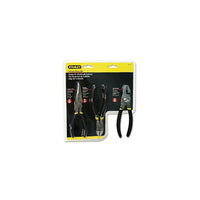 Stanley-Bostitch 3-Piece Basic Plier Set-Convenient all-in-one pliers set satisfies many gripping, fastening and wire-cutting needs