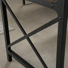 Sauder Foundry Road 42" W Desk Return - Carbon Oak (1 Box)-Meets BIFMA standard x5.5 for safety, durability, and structural performance.