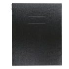 Blueline EcoLogix NotePro Notebook - 9 1/4" x 7 1/4" - Black-150 Pages