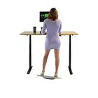 Uncaged Ergonomics CHANGEDesk Mini Desk Riser for Laptops with BASE Balance & Stability Board (CDMMBASE)-Raise/Lower CHANGEdesk Mini to your desired height and release the lever to lock it in place