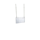 Azar Displays Hanging Poster Frame, 11"W x 8.5"H, 4 Pack (172714)-Made from acrylic