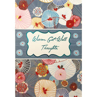 Rosedale 5-1/2" x 8" Warm Get Well Thoughts Greeting Cards And Envelopes, 6 Pack (19905)-Printed on premium uncoated card stock