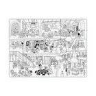 Crocodile Creek Day at the Art Museum Giant Coloring Poster, 33" x 44"-33" x 44"