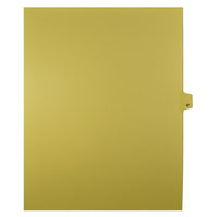 Mark Maker Legal Exhibit Index Tab Buff Single Tabs, 1/25th Cut, Letter Size, No Holes, Number 87, 25 Pack-Buff Single Tabs, 1/25th Cut