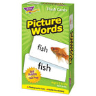 TREND enterprises Inc. Picture Words Skill Drill Flash Cards - 96 Pack-Target word with photo on card front, word only on card back.