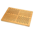 Oceanstar Bamboo Floor and Bath Mat with Non-Slip Rubber Feet-Made with 100% natural bamboo
