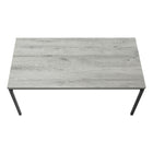 Monarch Specialties 3796 Coffee Table - 40"L/Grey/Black Metal-9