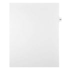 Mark Maker Legal Exhibit Index Tab White Single Tabs, 1/15th Cut, Letter Size, No Holes, Number 139, 25 Pack-White Single Tabs, 1/15th Cut