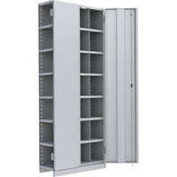 Metalware RK926 Boltless Shelving Unit, 8-Shelves, 36" x 24" x 88", Light Grey-Adjustable shelving system that provides high strength, yet economical storage capacity for your needs
