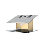 Urbann K9 Tabletop Lectern - Aluminum and Wood - Natural-2 Years warranty