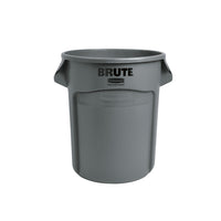 Rubbermaid Brute Container - 121 L-Round container with moulded handles for easy, non-slip handling and lifting