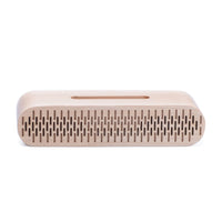 Decent Living Wooden Phone Speaker Base - Maple With Cover-Naturally amplify your favorite music up to 5 times from smart phone