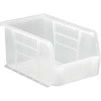 Clear-view Stack & Hang Bins, 20 Lbs. Capacity, CF738, 12 Pack-Material - FDA approved polypropylene