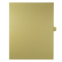 Mark Maker Legal Exhibit Index Tab Buff Single Tabs, 1/25th Cut, Letter Size, No Holes, Number 137, 25 Pack-Buff Single Tabs, 1/25th Cut