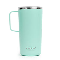 ASOBU Puramic Tower Mug - 20 oz - Mint-Double wall vacuum insulated 