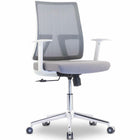 MotionGrey MS1 Mesh Series Office Chair- Executive Ergonomic Computer Desk Home Task Chair with Breathable Mesh Back - White-Ergonomic back support