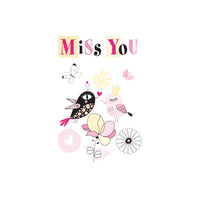 MillBrook Studio Greeting Cards/Envelopes - 5-3/8" W x 7-3/4" H - Doodle Song Birds - 18 Pack-Card shop quality greeting cards