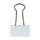 JAM Paper Binder Clips, Small, 19mm, White Binderclips, 5 packs of 25 (334BCWhg)-White