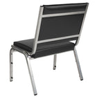 Flash Furniture HERCULES Series Black Antimicrobial Vinyl Bariatric Medical Reception Chair-Black Antimicrobial Vinyl Upholstery