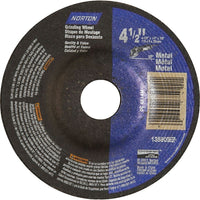 Norton Depressed Centre Grinding Wheels, Norton Metal Type 27, 36 Pack-Abrasive Material: Aluminum Oxide